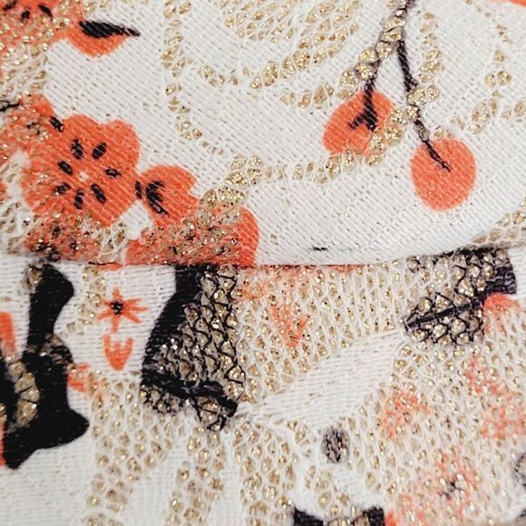 Floral Print Wedge Sandals - Picture 8 of 13